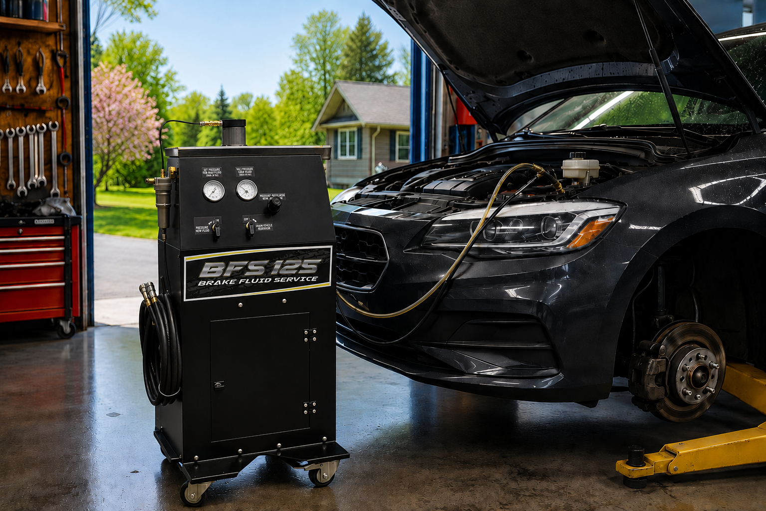 Why Canadian Garages Need a Brake Flush Machine